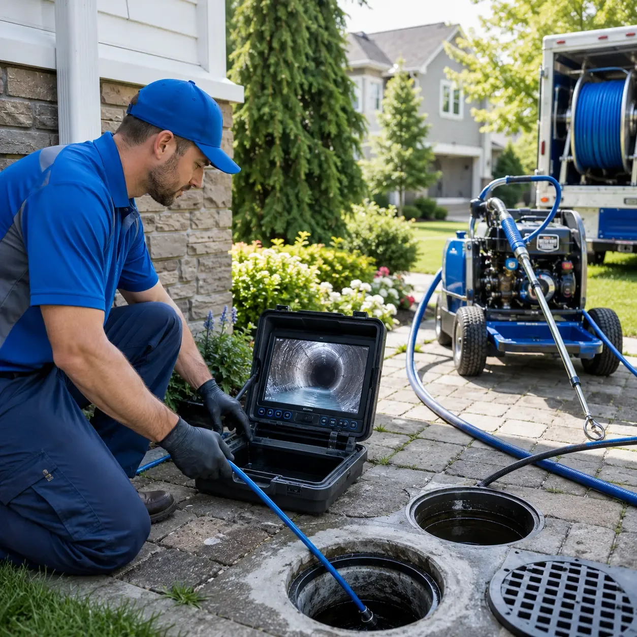 Outdoor drain cleaning professionals serving Woodbury, VT
